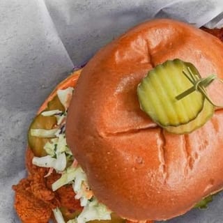 60 NASHVILLE HOT CHICKEN SANDWICH