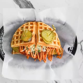 WAFFLE HOT PANEER SANDWICH